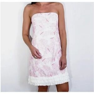 Lily Pulitzer Dream Weaver Butterfly Dress Size 8